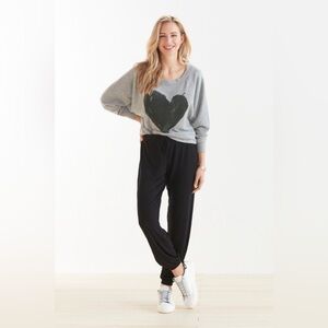 Chaser With Heart Sweatshirt Size Small Oversized
